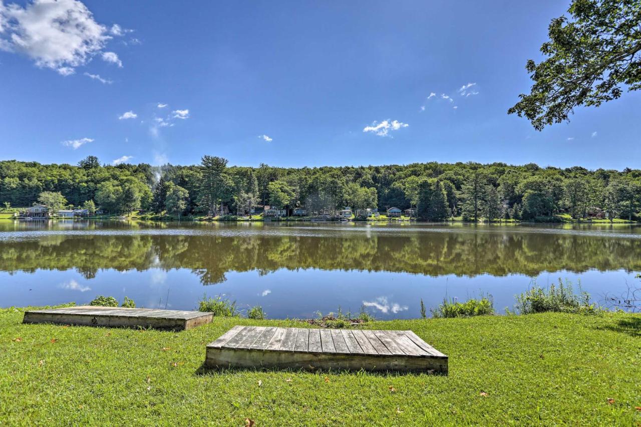 Acre Lake Chalet, 12 Mi To Elk Mountain Ski Resort Kingsley Bagian luar foto